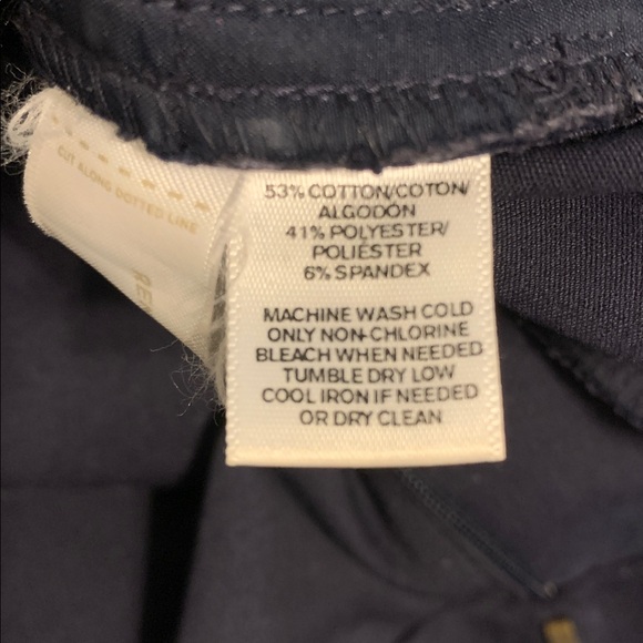 LOFT Navy Blue Skinny Pants Marisa Fit - Picture 7 of 7